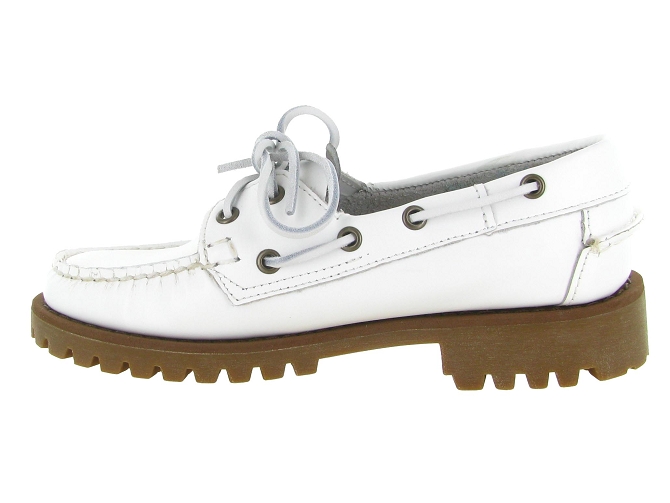 mocassins - Bateau - femme - Cuir - Blanc - Sebago5890601_4