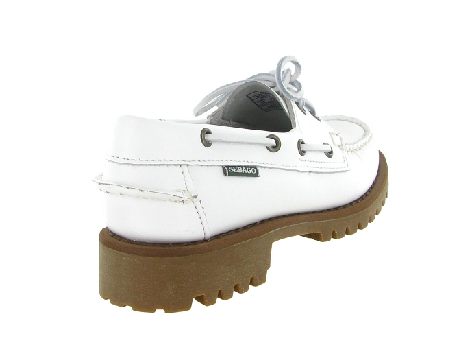 mocassins - Bateau - femme - Cuir - Blanc - Sebago5890601_5