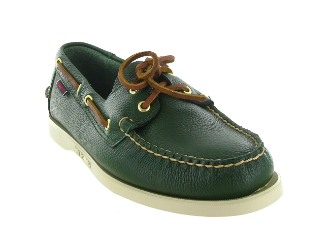mocassins - Bateau - homme - Cuir - Vert - Sebago5891401_3