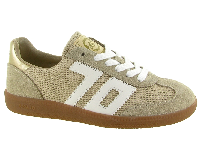 baskets et sneakers - Tendance - femme - Nubuck - Beige - Back70