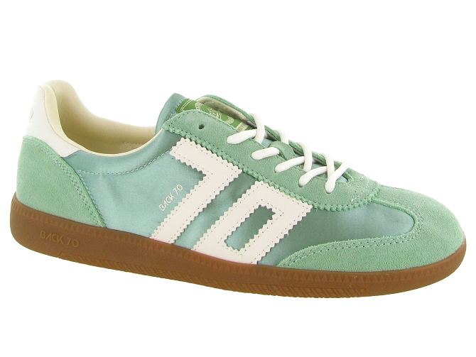 baskets et sneakers - Tendance - femme - Nylon - Vert amande - Back70