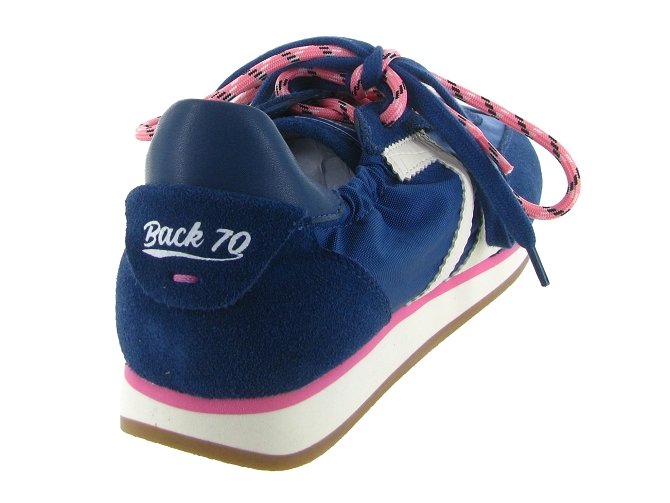baskets et sneakers - Tendance - femme - Nubuck - Bleu Marine - Back705891903_5