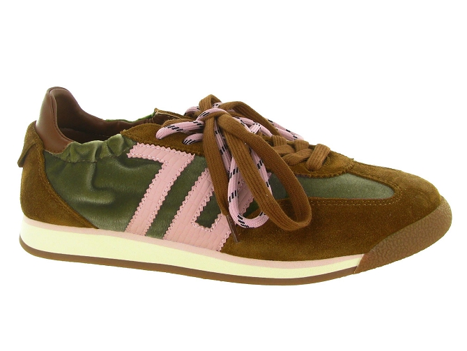 baskets et sneakers - Tendance - femme - Nubuck - Camel - Back70