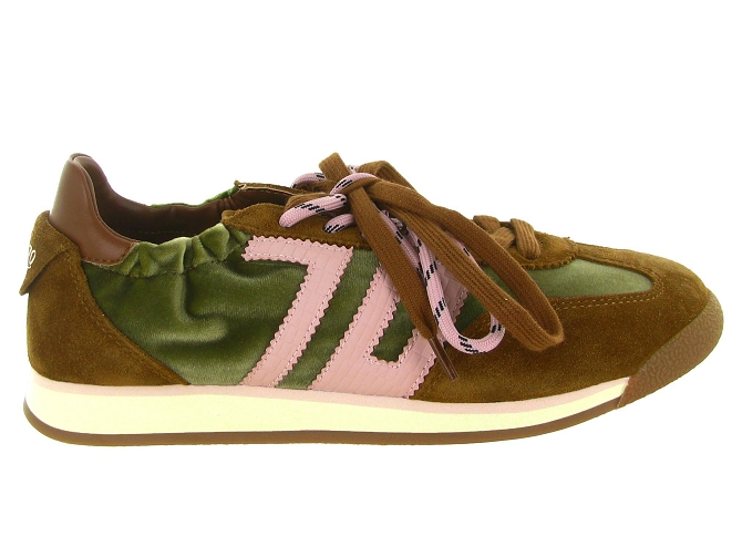 baskets et sneakers - Tendance - femme - Nubuck - Camel - Back705891906_2