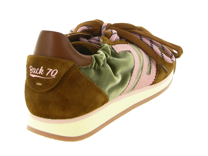 baskets et sneakers - Tendance - femme - Nubuck - Camel - Back705891906_5