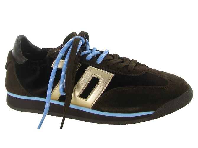 baskets et sneakers - Tendance - femme - Nubuck - Marron - Back70