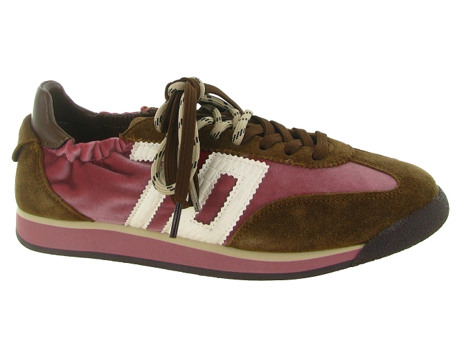 baskets et sneakers - Tendance - femme - Nubuck - Rose - Back70