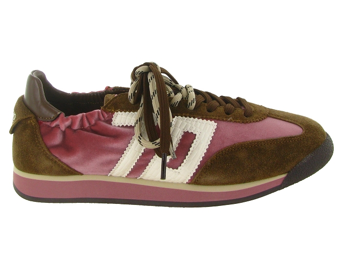 baskets et sneakers - Tendance - femme - Nubuck - Rose - Back705891908_2