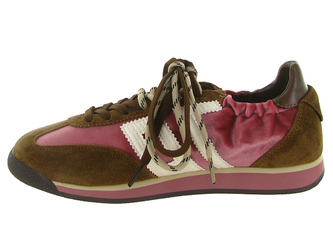 baskets et sneakers - Tendance - femme - Nubuck - Rose - Back705891908_4