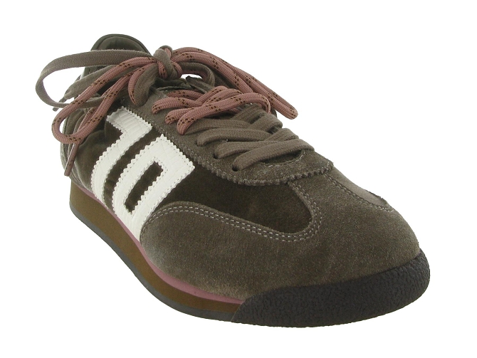 baskets et sneakers - Tendance - femme - Nubuck - Taupe - Back705891909_3