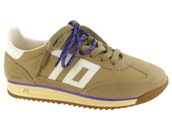 baskets et sneakers - Tendance - femme - Nylon - Beige - Back70