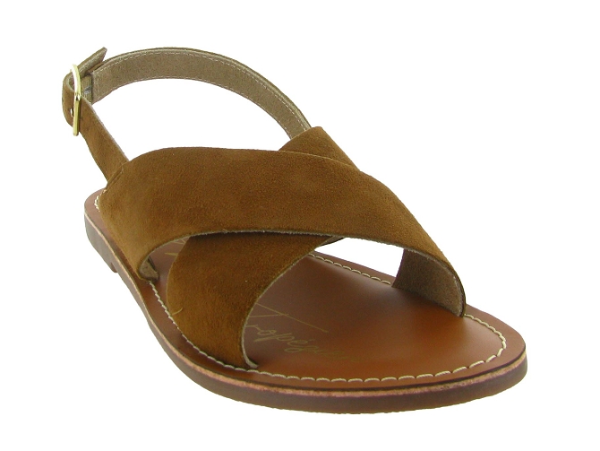 sandales et nu pieds - Casual - femme - Nubuck - Marron - Atelier tropezien5892301_3