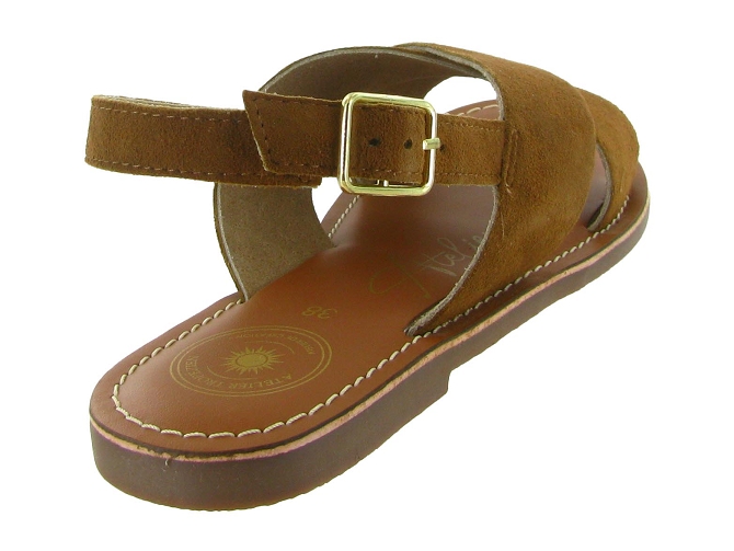 sandales et nu pieds - Casual - femme - Nubuck - Marron - Atelier tropezien5892301_5