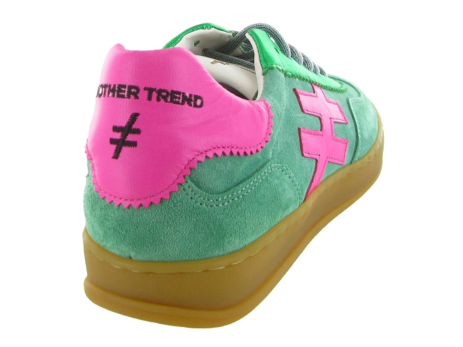 baskets et sneakers - Tendance - femme - Nubuck - Vert - Another trend5893101_5