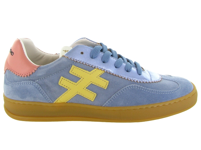 baskets et sneakers - Tendance - femme - Nubuck - Bleu jean - Another trend5893103_2