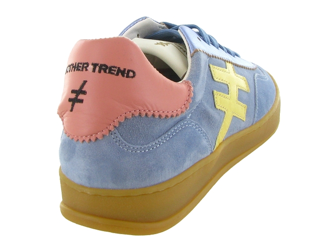 baskets et sneakers - Tendance - femme - Nubuck - Bleu jean - Another trend5893103_5