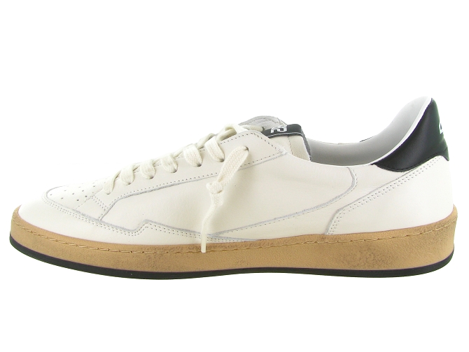 baskets et sneakers - Montante - homme - Cuir - Blanc - 4b125894201_4