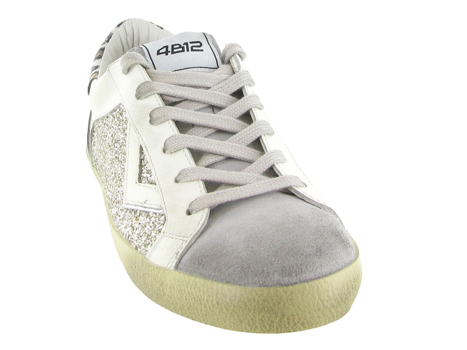 baskets et sneakers - Montante - femme - Nubuck - Blanc - 4b125894501_3