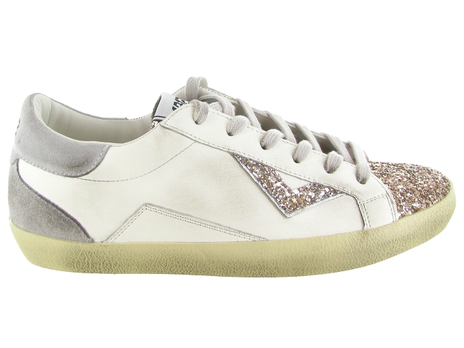 baskets et sneakers - Montante - femme - Cuir - Or - 4b125894601_2
