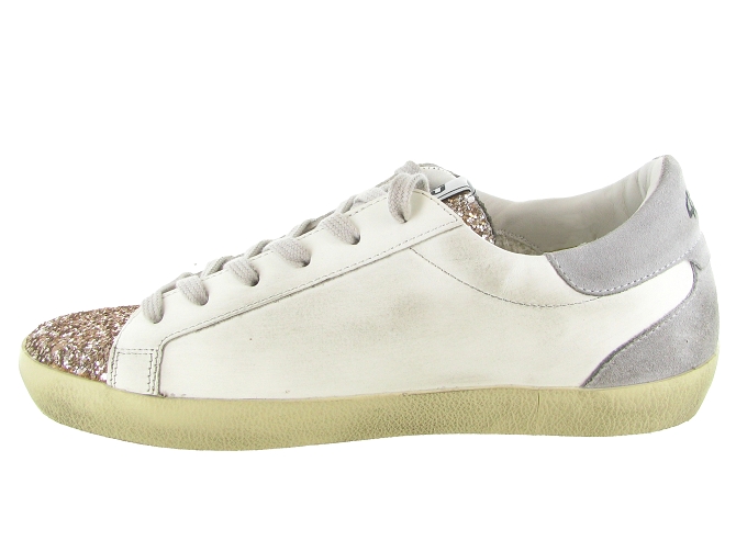 baskets et sneakers - Montante - femme - Cuir - Or - 4b125894601_4
