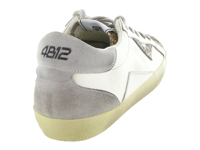 baskets et sneakers - Montante - femme - Cuir - Or - 4b125894601_5