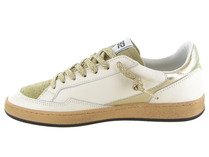 baskets et sneakers - Montante - femme - Nubuck - Blanc - 4b125894701_4