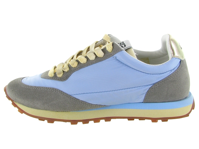 baskets et sneakers - Montante - femme - Nubuck - Bleu - 4b125895102_4
