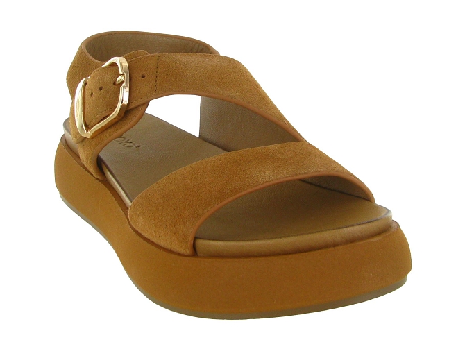 sandales et nu pieds - Confort - femme - Nubuck - Chestnut - Inuovo5896502_3