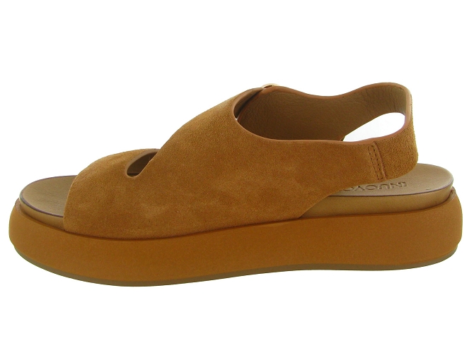 sandales et nu pieds - Confort - femme - Nubuck - Chestnut - Inuovo5896502_4