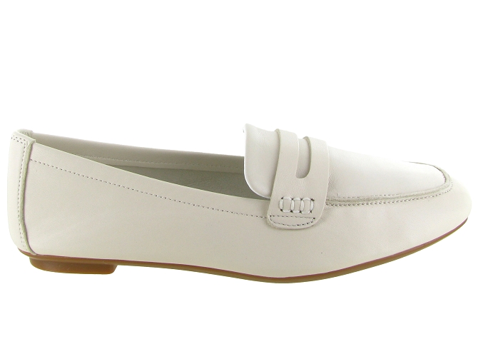 mocassins - Elégant - femme - Cuir - Blanc - Reqins5897301_2