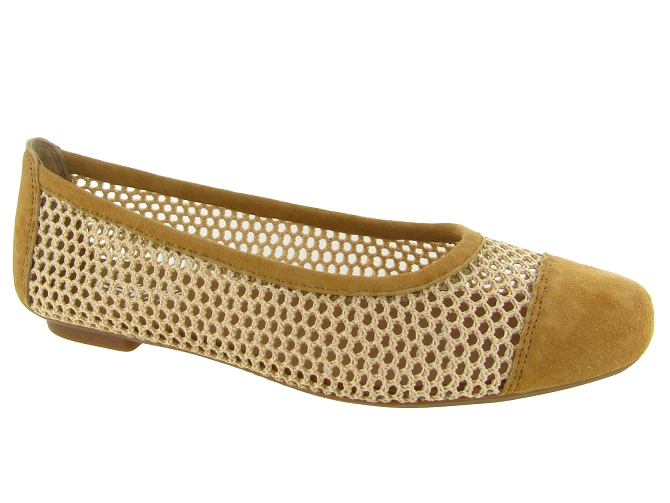 ballerines - Ballerine plate - femme - Textile - Camel - Reqins