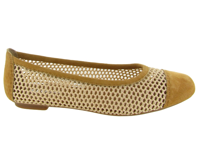 ballerines - Ballerine plate - femme - Textile - Camel - Reqins5897401_2