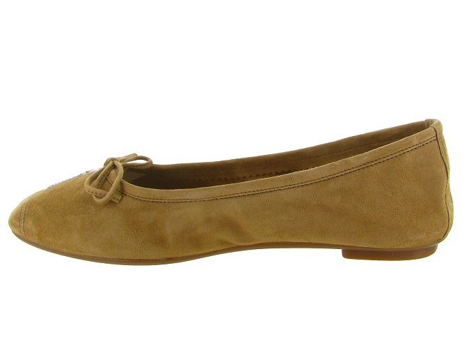 ballerines - Ballerine plate - femme - Nubuck - Chestnut - Reqins5897901_4