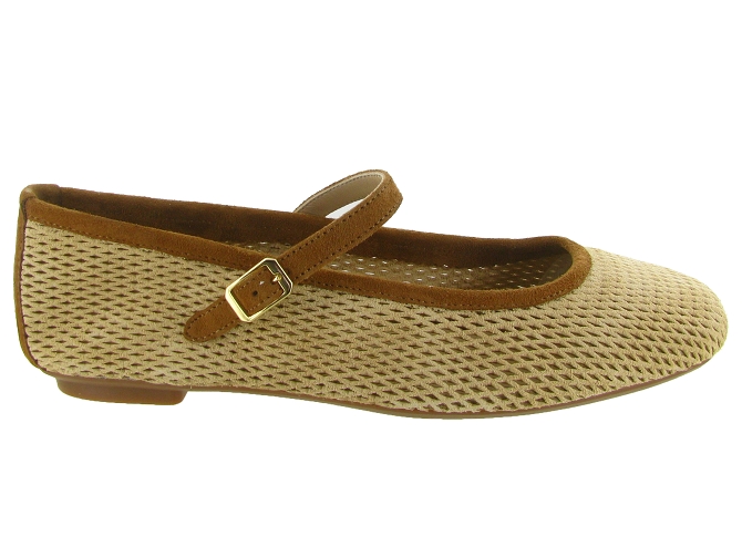 ballerines - Ballerine plate - femme - Cuir - Beige - Reqins5898001_2