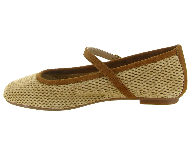 ballerines - Ballerine plate - femme - Cuir - Beige - Reqins5898001_4