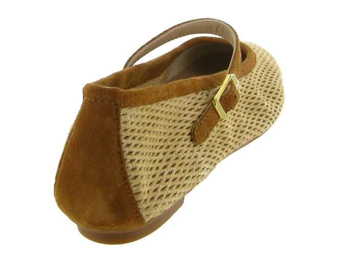 ballerines - Ballerine plate - femme - Cuir - Beige - Reqins5898001_5