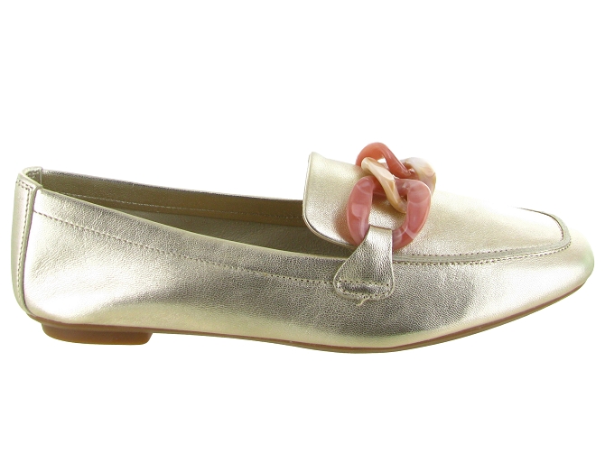 mocassins - Elégant - femme - Nubuck - Or - Reqins5898401_2