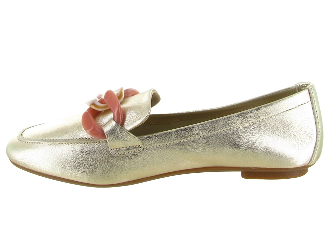 mocassins - Elégant - femme - Nubuck - Or - Reqins5898401_4