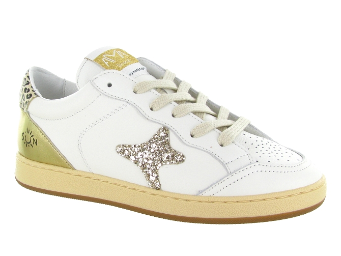 baskets et sneakers - Tendance - femme - Cuir - Blanc - Ama brand