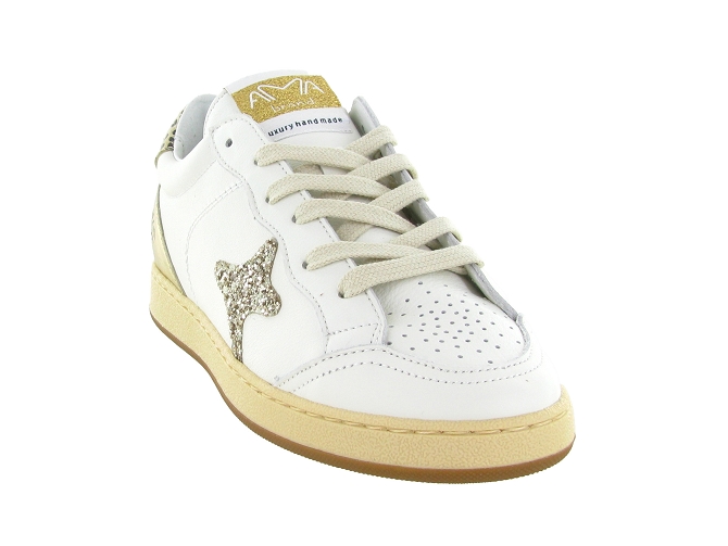 baskets et sneakers - Tendance - femme - Cuir - Blanc - Ama brand5900001_3