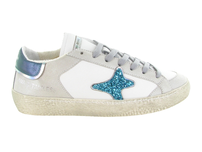 baskets et sneakers - Tendance - femme - Cuir - Blanc - Ama brand5900101_2