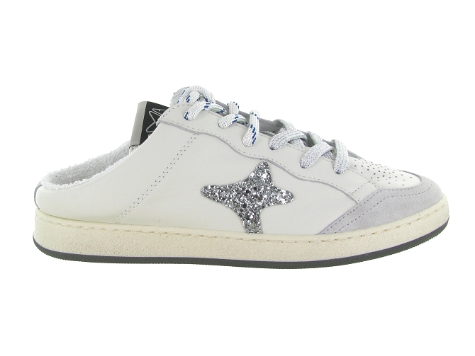 sandales et nu pieds - Mule Sabot - femme - Cuir - Crème - Ama brand5900301_2