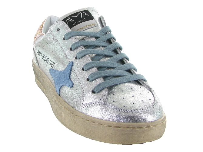 baskets et sneakers - Tendance - femme - Cuir - Argent - Ama brand5900501_3