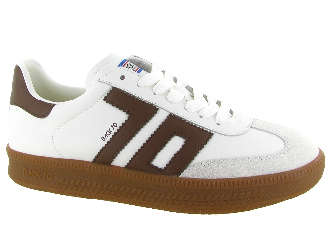 baskets et sneakers - Tendance - homme - Cuir - Marron - Back70