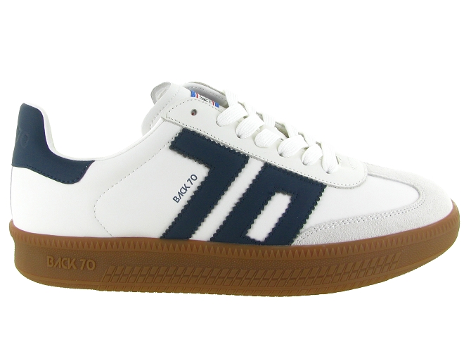 baskets et sneakers - Tendance - homme - Cuir - Bleu Marine - Back705900902_2