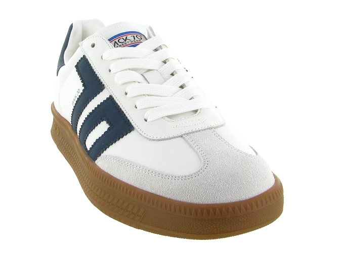 baskets et sneakers - Tendance - homme - Cuir - Bleu Marine - Back705900902_3