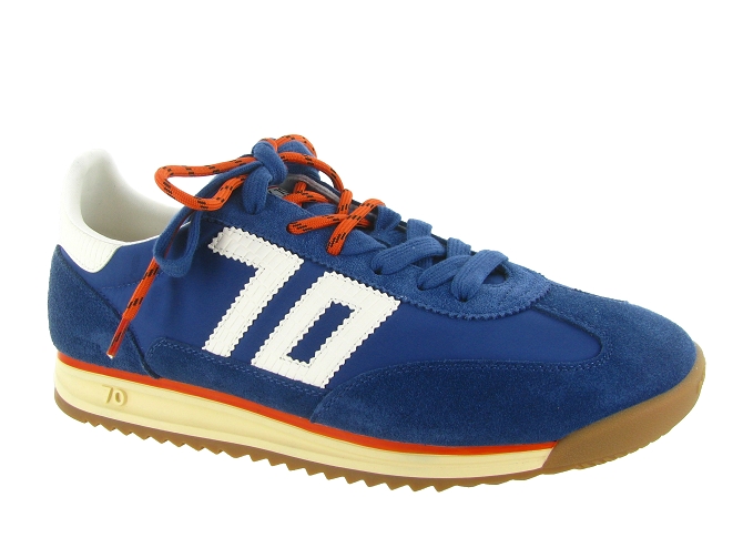 baskets et sneakers - Tendance - homme - Nubuck - Bleu - Back70