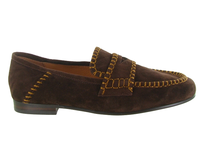 mocassins - Elégant - femme - Nubuck - Marron - Bibi lou5902501_2