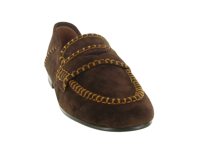 mocassins - Elégant - femme - Nubuck - Marron - Bibi lou5902501_3