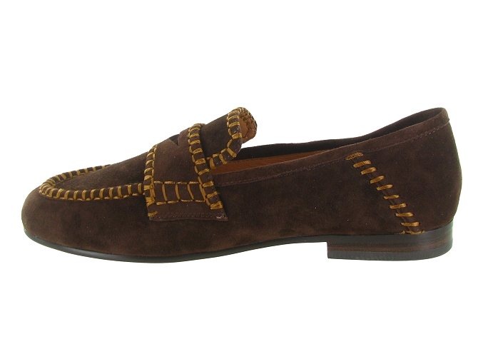 mocassins - Elégant - femme - Nubuck - Marron - Bibi lou5902501_4